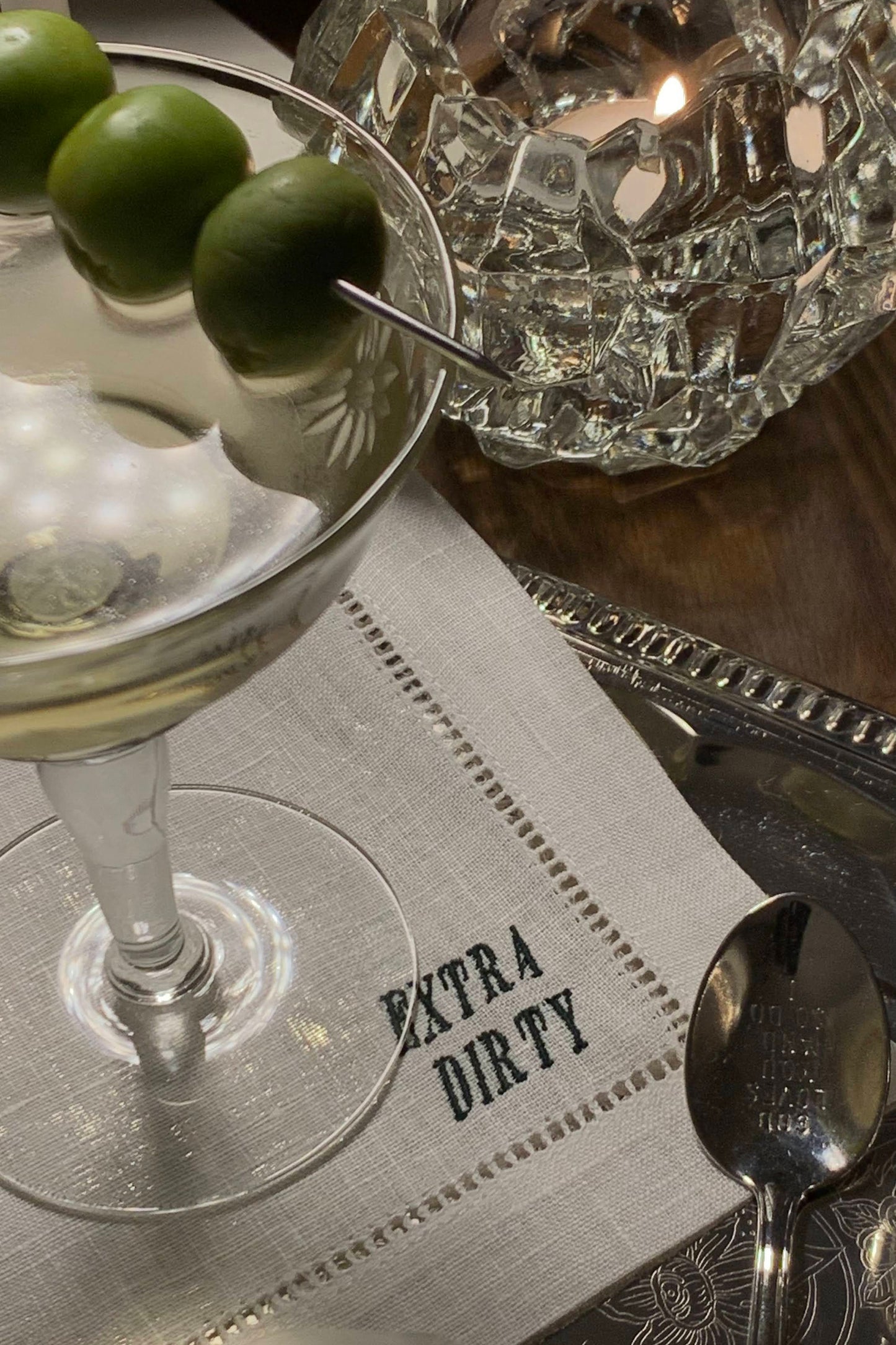 The Extra Dirty Cocktail Napkin Set