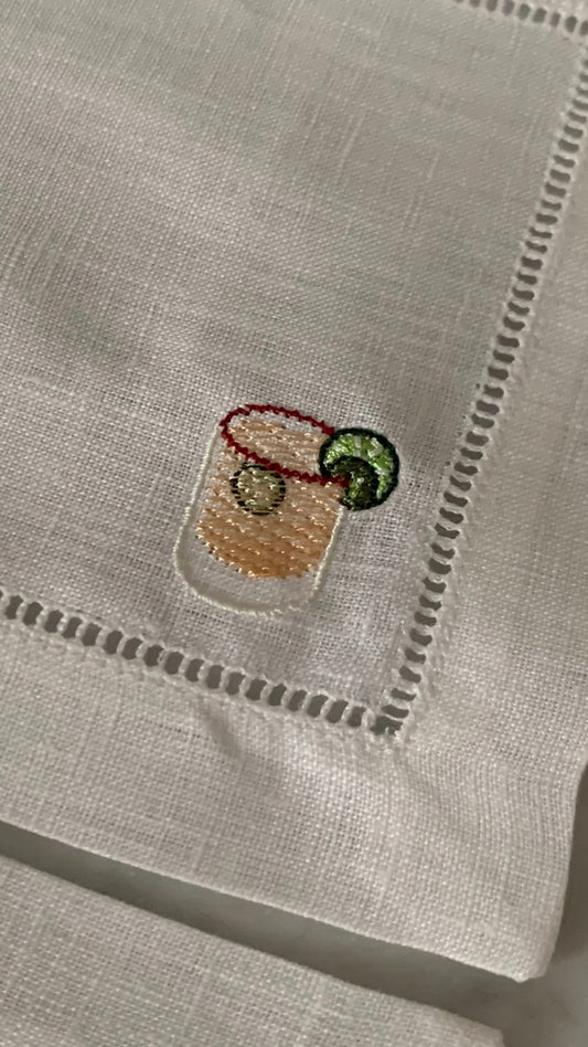 The Spicy Marg Cocktail Napkin Set