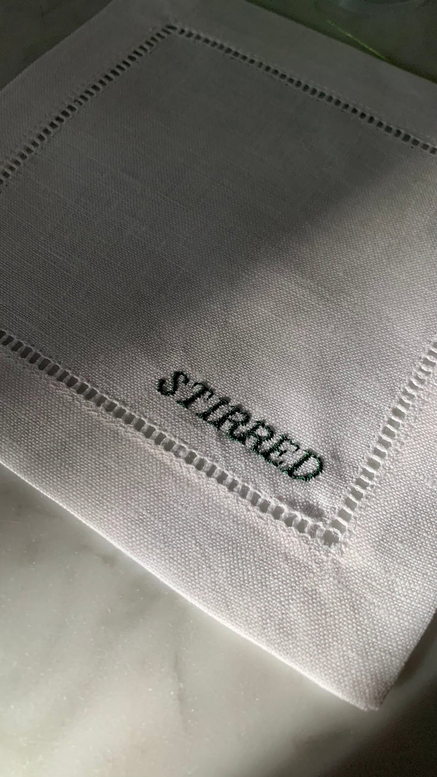 The Extra Dirty Cocktail Napkin Set