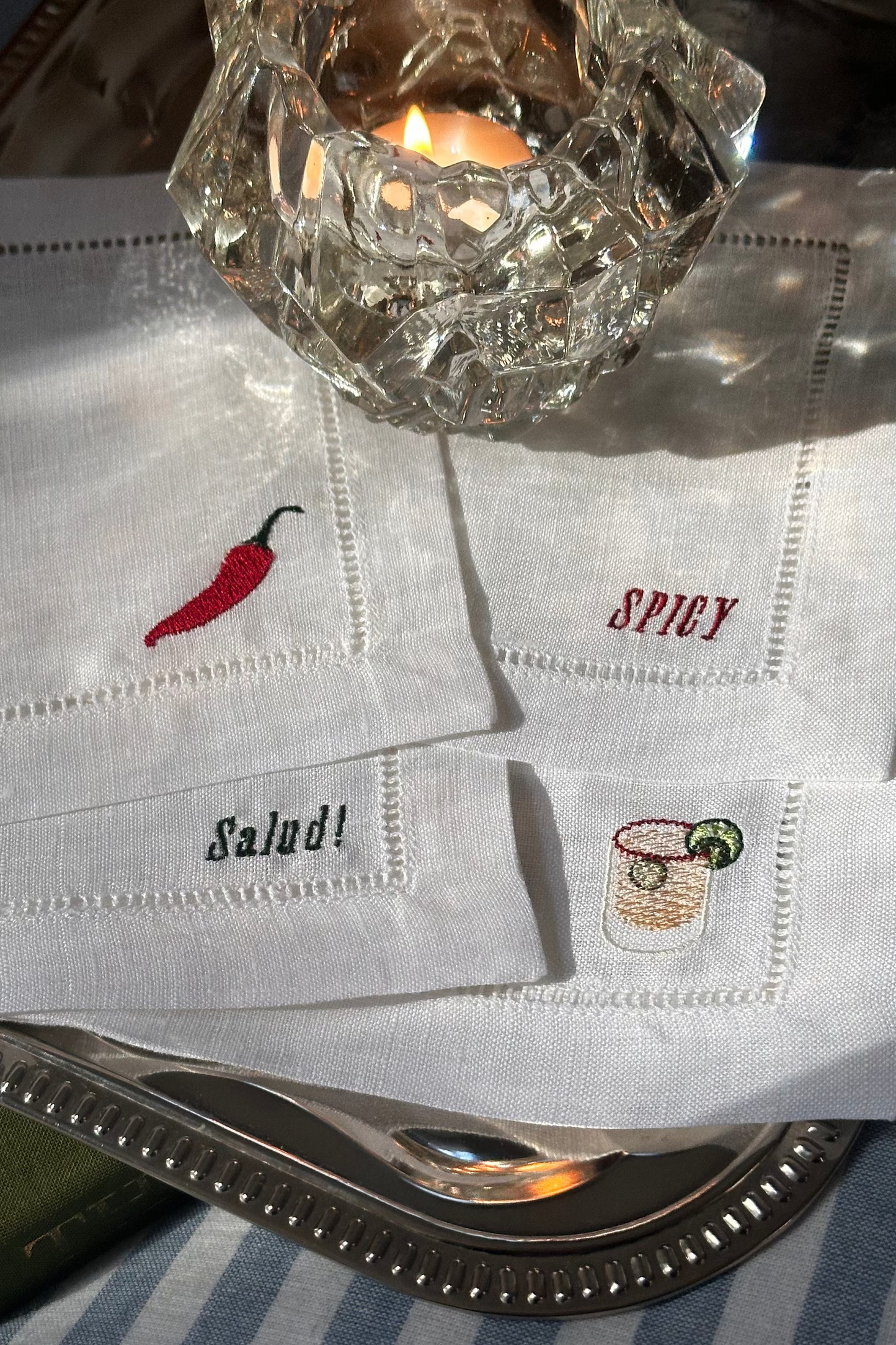 The Spicy Marg Cocktail Napkin Set