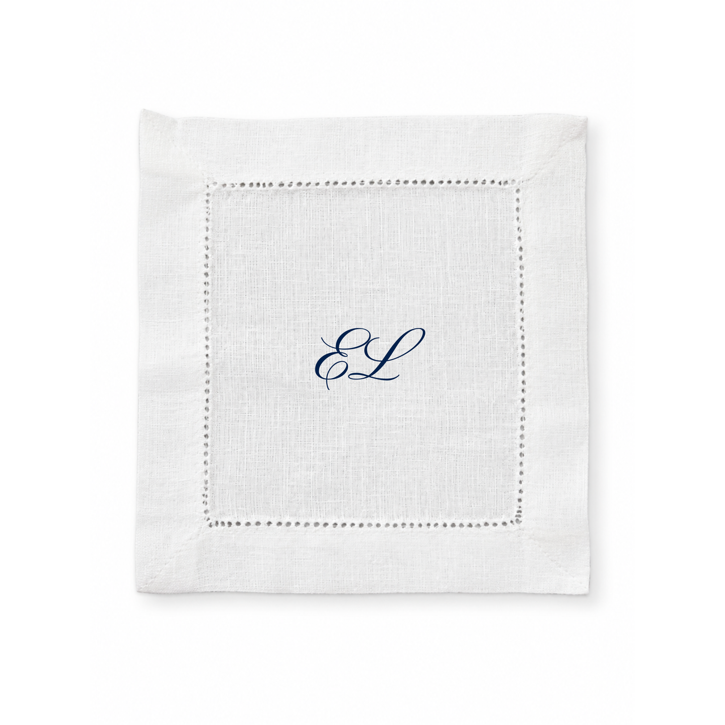 Linen Cocktail Napkin - Statement (font)