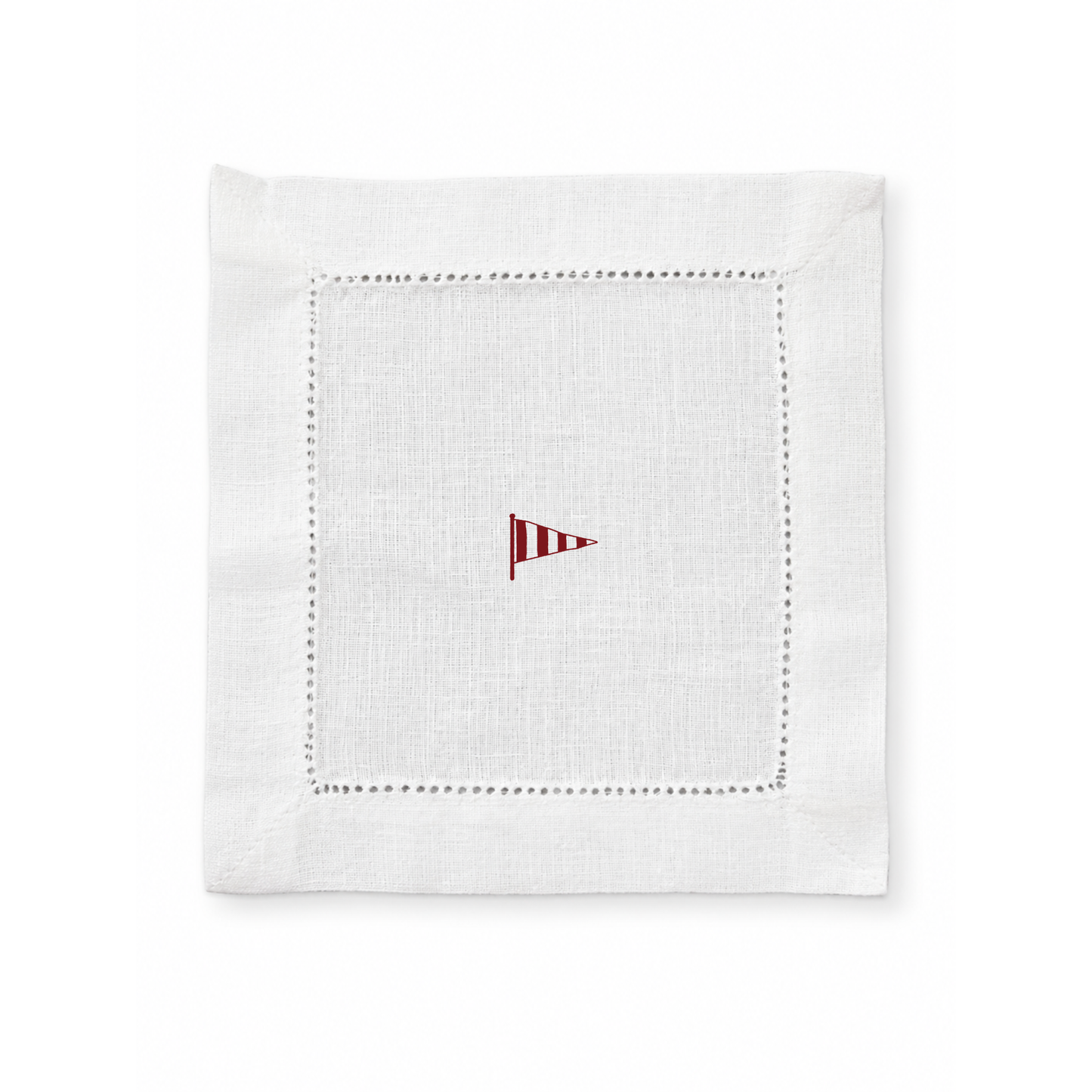 Linen Cocktail Napkin - Statement (motif)