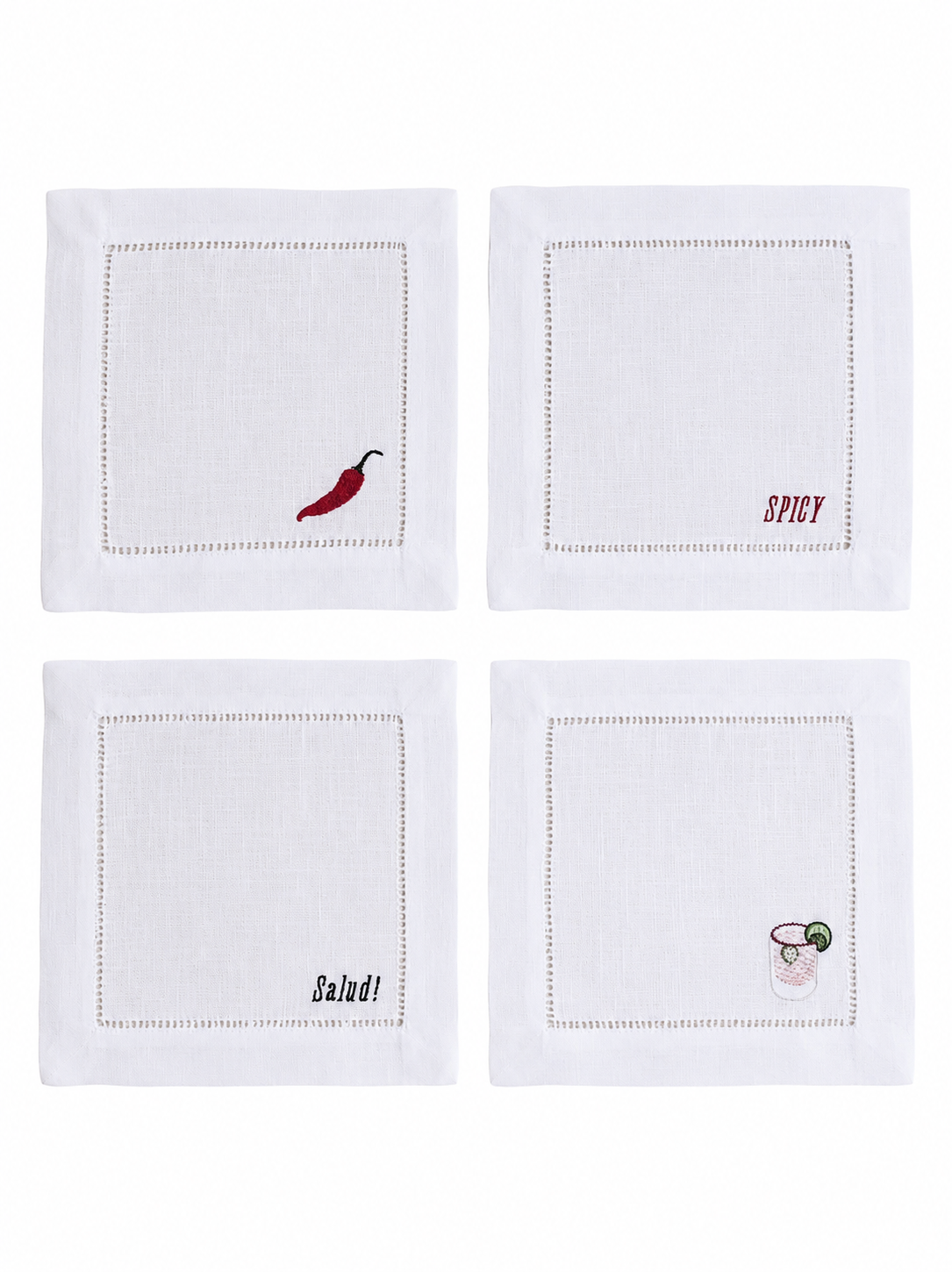 The Spicy Marg Cocktail Napkin Set